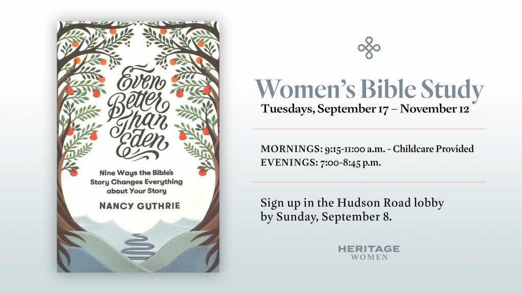 Women's Fall Bible Study — Heritage Bible Church