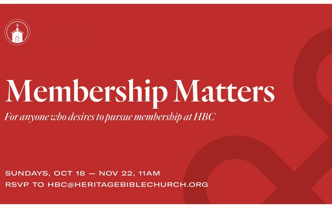 Membership Matters