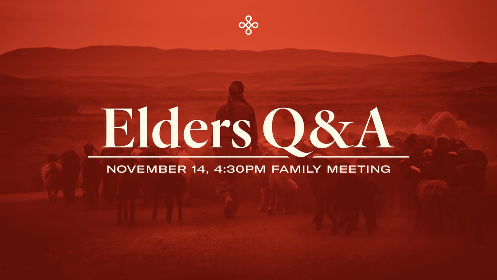 Now Taking Questions for Our Annual Elders Q&A