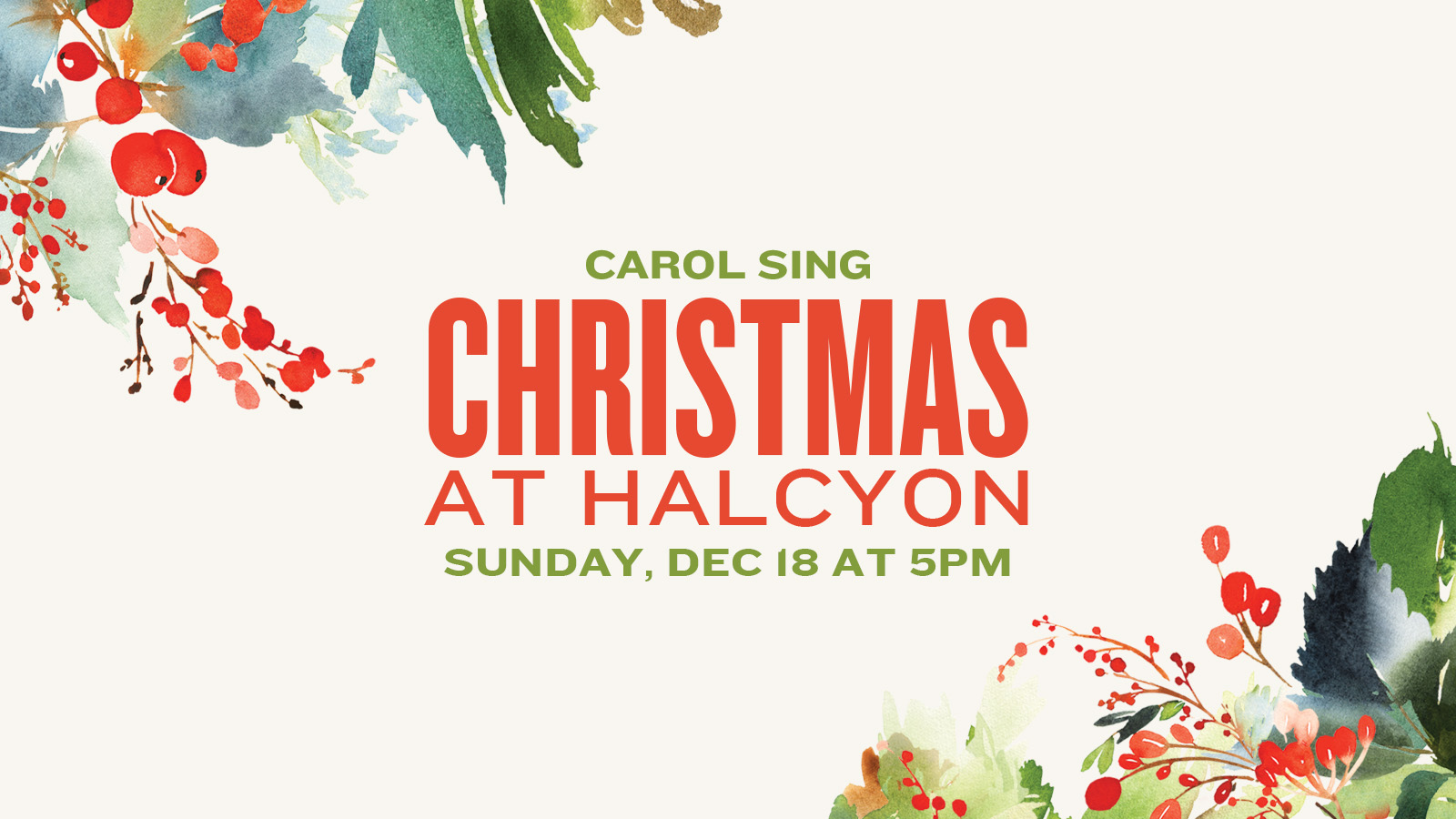 Christmas at Halcyon